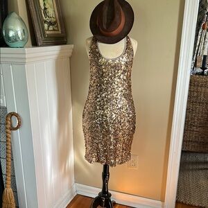 Boston ProperSequin Sleeveless Dress Lined
